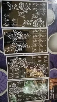 Product Review of [READY STOCK] REUSABLE TEMPORARY HENNA TATTOO STENCIL HAND ARM SLEEVE FACE TATTOO (000011470) from M**s 0