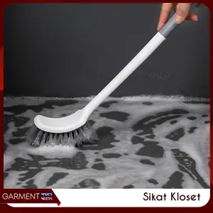 Sikat Lengkung Pembersih Kloset WC Lantai Kamar Mandi Gagang Panjang Cleaner Brush Tebal Anti Rontok