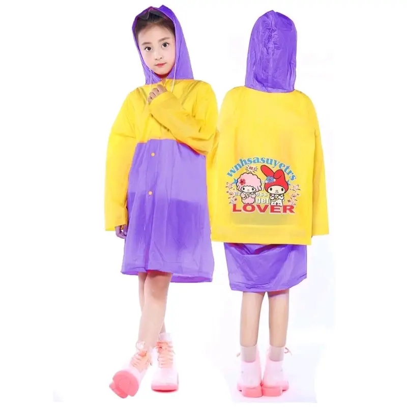 Jas Hujan Karakter Anak Berkualitas - Ukuran M, L, XL, dan XXL - Motif Random Ponco 4