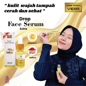Serum Wajah VIERA Face Serum Vitamin C 10ml Brightening & Glowing Membantu Menghilangkan Flek Hitam Essence Melembabkan Kulit Mencerahkan ,Anti Aging - Acid, Dark Kerutan Kusam