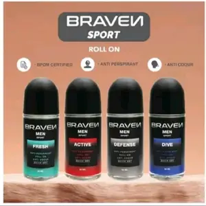 braven men sports deodorant roll on 50ml Ketiak