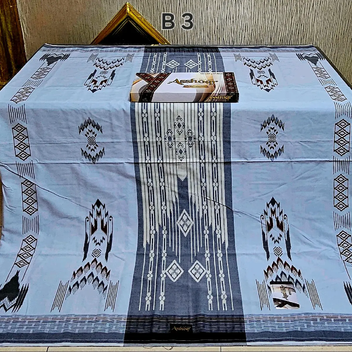 sarung asshoqr dan asaatid motif terbaru model bhs sge prin dan dobi songket timbul mewah keren termurah