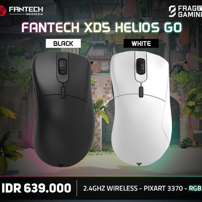 Gambar Fantech Helios Go XD5 / XD-5 RGB Wireless - Gaming Mouse - Black - Putih dari FRAG GAMING STORE Kota Administrasi Jakarta Utara Tokopedia