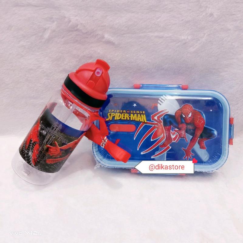 Tempat Makan Set/Lanch Box Set /Tempat Bekel Set/Lanch Box Set Karakter Kitchenware 5