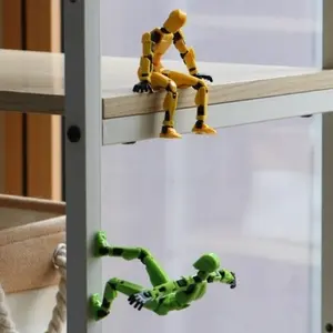 [Hisap Magnetik] Dummy 13 Action Figure Action/ Mechanical Style Movable Joints Toy/ Manekin Cetak 3D/Mainan Pergeseran Bentuk Bergerak Multi-Sendi