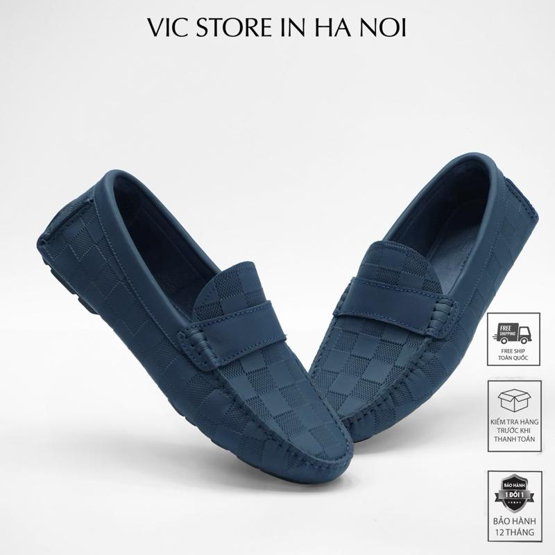  Giày Moca Nam Hàng Da Bò Nguyên Tấm Đế Âm Cao Su Cao Cấp MC-235 