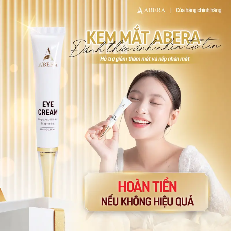 Kem Mắt Abera 15ml - Hỗ Trợ Giảm Quầng Thâm Mắt Và Nếp Nhăn Mắt