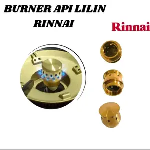 TERMURAH !!!! burner kompor rinnai api tengah MODEL BARU / / kompor rinnai api lilin kuningan ALLOY MODEL BARU