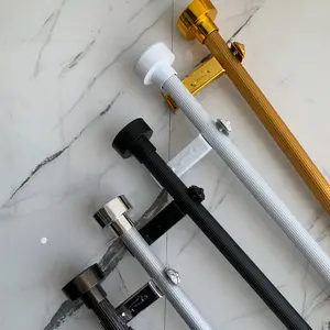 Rel Gorden Rollet Tiang Gordyn Full Set Batang Hordeng Pintu Jendela Endcup Mini Minimalis