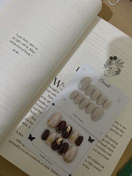Product Review of Kuku Palsu Cat Eye | Press On Nails | Custom Fake Nails | Hand Made | Nail Art Murah from n**w 0