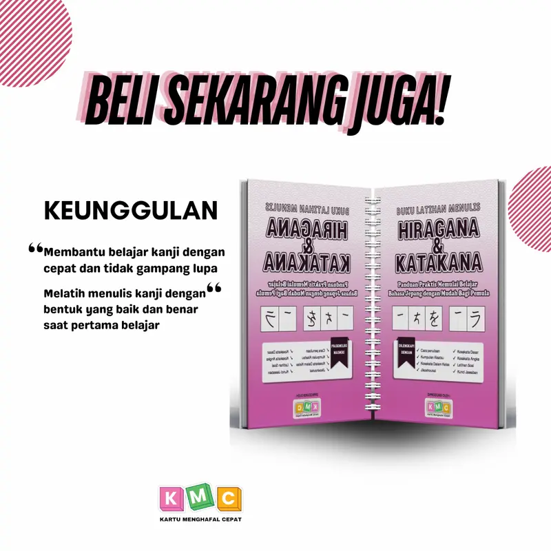 Buku Latihan Menulis Huruf Hiragana dan Katakana Bahasa Jepang 4