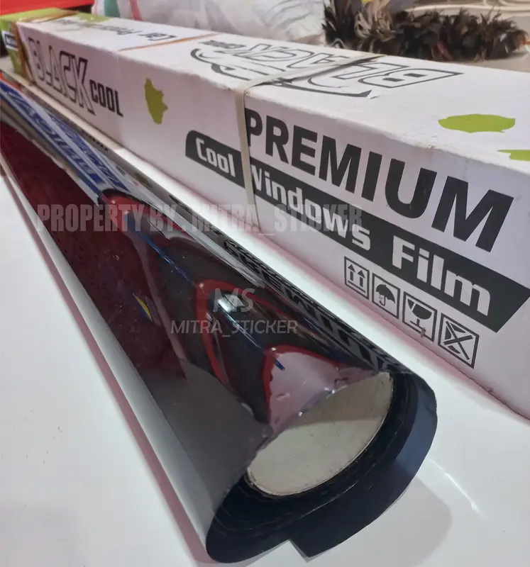 Stiker Kaca Film Mobil Hitam 40% 60% 80% 1Rollan ( Lebar 152 Cm x Panjang 25 Meter ) 4