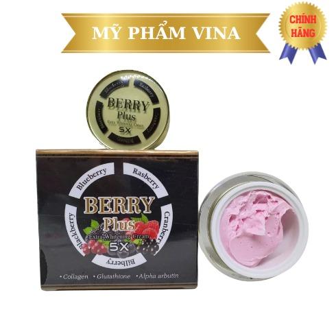 Kem hỗ trợ mờ nám  BERRY PLUS 5,X Thái Lan 20gr ( Trái Cây ) _ hỗ trợ chăm sóc da mặt