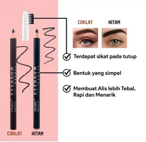USHAS EYEBROW PENCIL + SIKAT ALIS - PENSIL ALIS USHAS ADA SIKAT ALIS