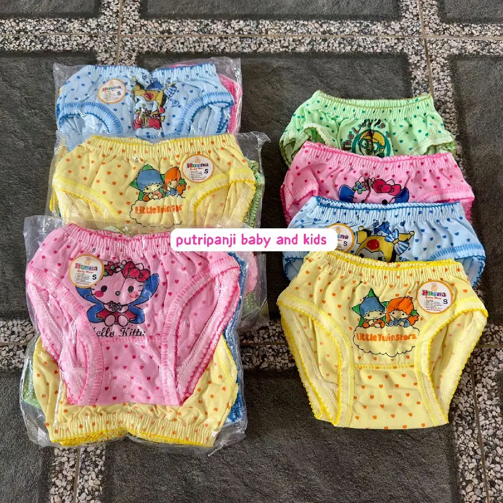 celana dalam anak perempuan size S M L XL