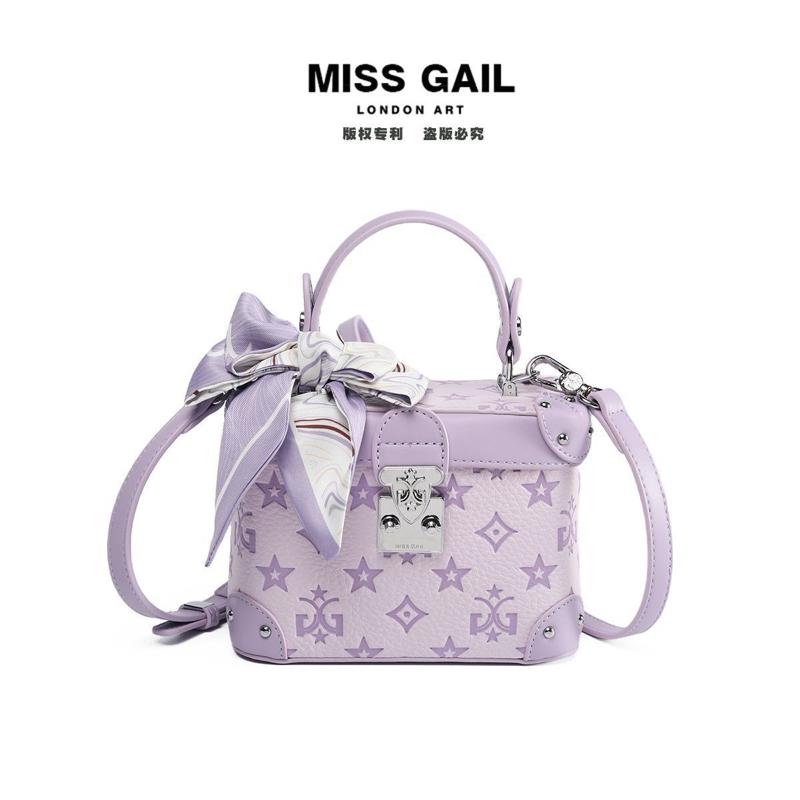 Túi miss Gail 1383-6 tím ( kèm  hộp hãng )