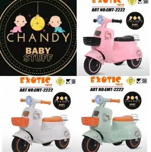 RECHARGEABLE MOTORCYCLE MAINAN MOTOR ANAK AKI EXOTIC EMT 2222