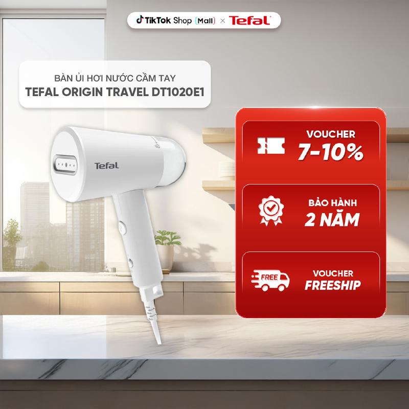 Bàn là hơi, bàn ủi hơi nước cầm tay Tefal Origin Travel DT1020E1 bàn là ủi quần áo, là quần áo