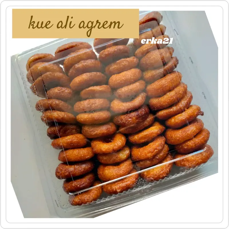 Kue Cincin Mini Gula Merah 100 Pcs kue ali agrem camilan Food snack 1