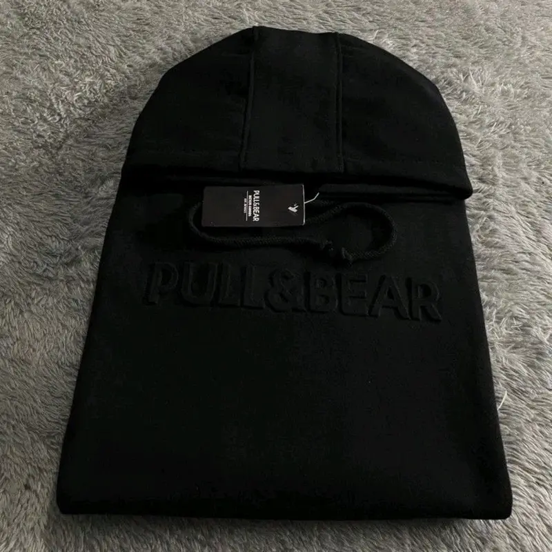 Sweater hoodie pull bear premium gramasi 280 Pria Wanita Unisex Fleece Tebal 5
