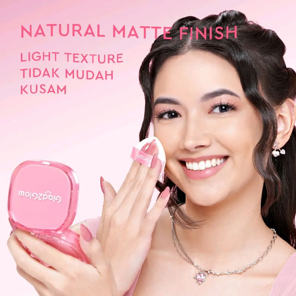Glad2Glow Perfect Cover Cushion Extract Mencerahkan Lasting Compact