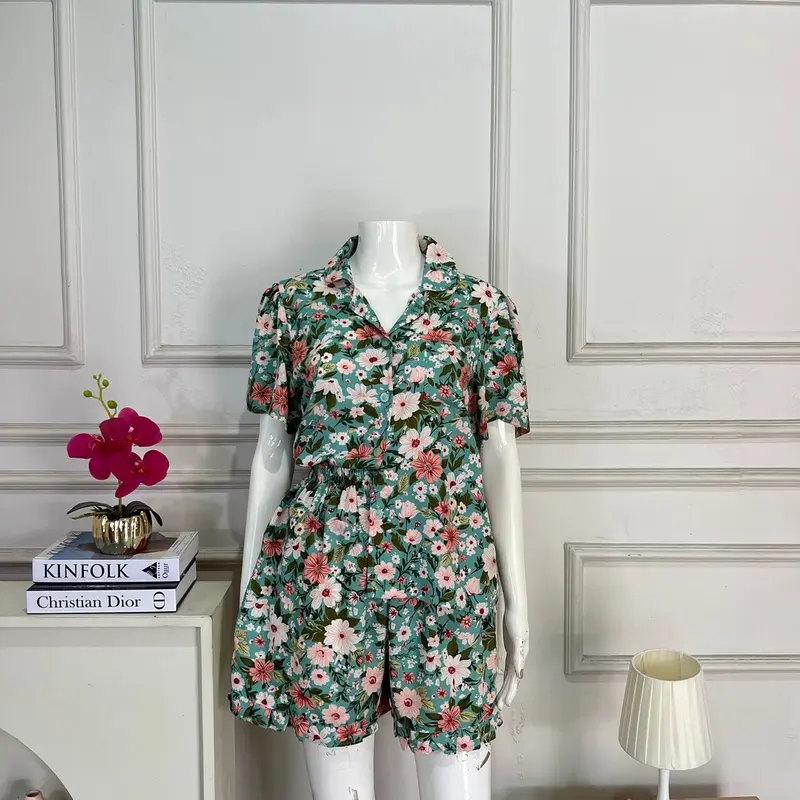 KIKI SET / SETELAN PENDEK / PIYAMA PENDEK Wanita 2