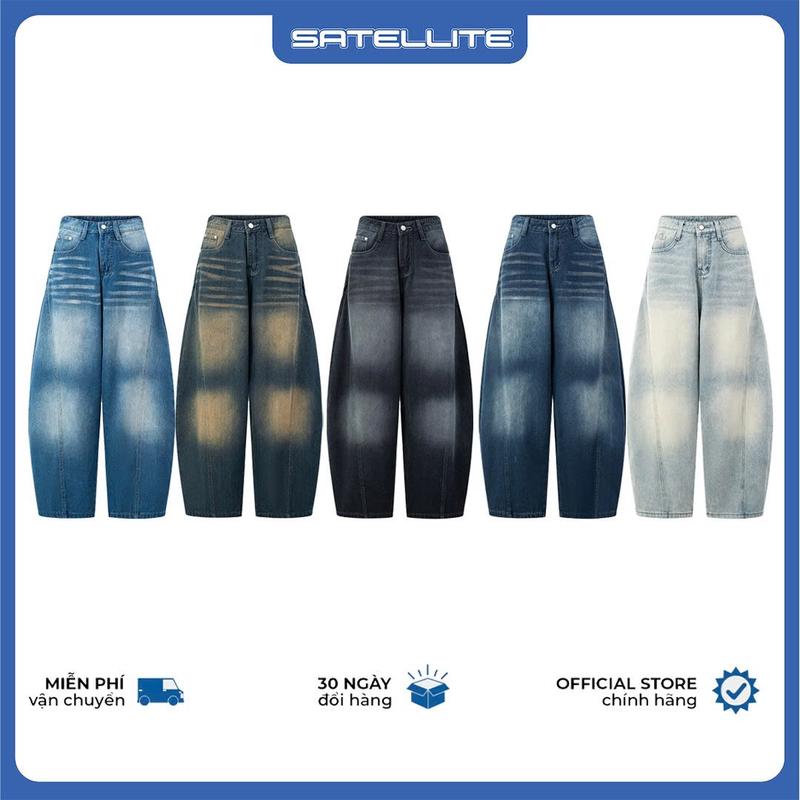   NEW DROP  QUẦN JEANS PHỒNG – PHÁ CÁCH MẠNH MẼ TỪ NHÀ SATELLITE 