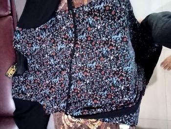 Product Review of Benita Maxy Dress Busui Resleting Depan Gamis Ceruty Full Furing  Gamis Kondangan Penikahan Motif Bunga Mewah Elegan Best Seller from f**e 0
