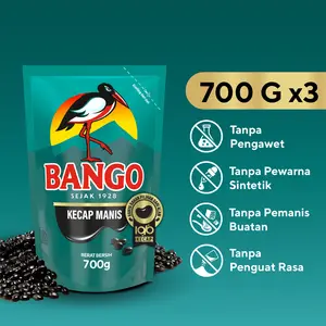 [HARGA SPESIAL] Bango Kecap Manis 700G Isi 3