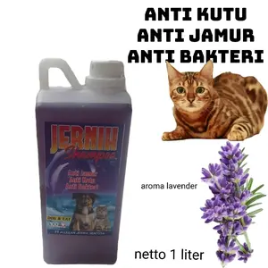 sampo kucing&anjing anti kutu dan jamur kemasan 1 liter