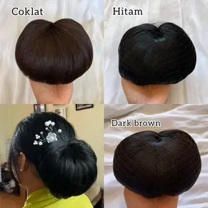 Sanggul cepol / sanggul pantat ayam / sanggul modern Hairdo