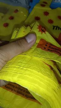 Product Review of kantong plastik kresek ramah lingkungan 15 24 28 motif smile / thank you / terima kasih from A**𐙚 2