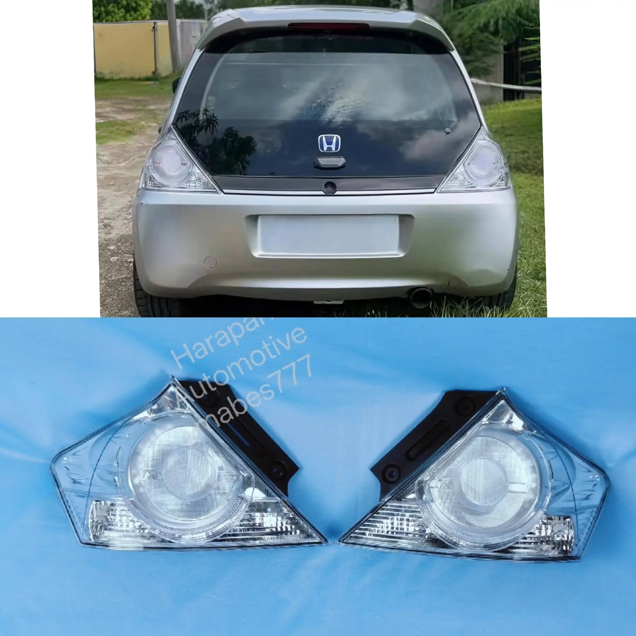 Lampu Stop Honda BRIO Tahun 2011 Sampai Tahun 2018 model Variasi Bening/Clear/Albino   Stop Lamp Assy