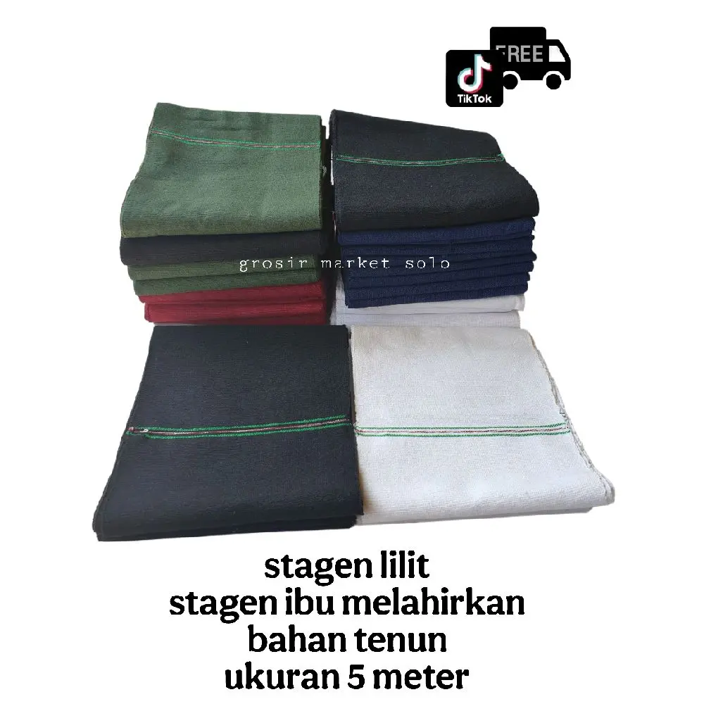 Stagen Lilit | Stagen Ibu hamil | Stagen Ibu Melahirkan | Bengkung | Stagen Lilit 5 meter