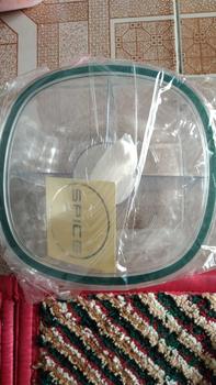 Product Review of YESALL Tempat Bumbu Dapur set 4 in 1 Free Sendok Aesthetic Wadah Toples Bumbu Dapur 4 Sekat Tempat Kotak Penyimpanan Bumbu Dapur Multifungsi Estetik Storage Box Tempat Bumbu Dapur Wadah Bumbu Dapur Aesthetic from w**0 0
