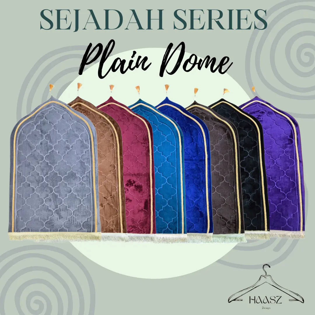 HAASZ Design Sejadah by HOT : Plain Dome Series