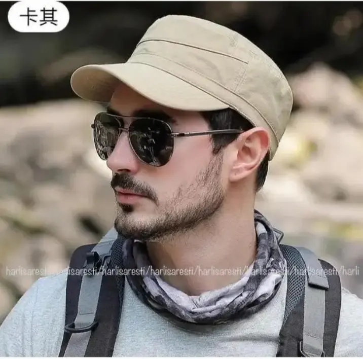 topi kulit pria terbaru dan termurah hanya di toko kita Baseball 3