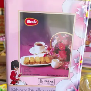 Monde Serena Pink Kaleng Besar Snack