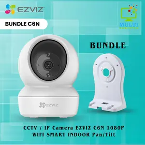 EZVIZ C6N 1080P Bundle Wall Mount - Smart Wifi & port RJ45 Pan & Tilt Camera
