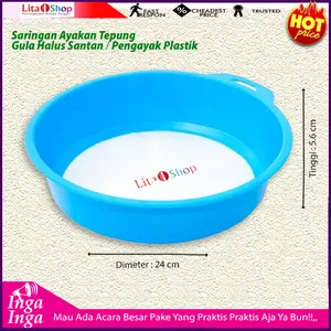 Saringan santan 20 & 24 .Saringan gula halus santan 20cm 22cm 24cm 26cm.Saringan tepung plastik.