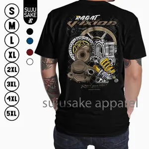 Kaos Ragat Vixion Pria Distro Sujusake Apparel Kekinian