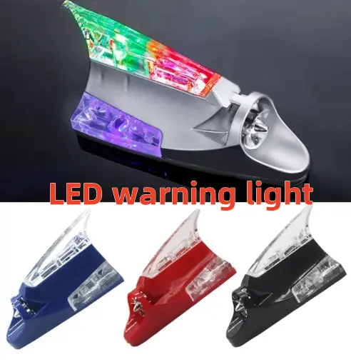 LED Lights Atmospheric Lights Shark Fin Antenna Warning Flash Car Styling Exterior Accessories