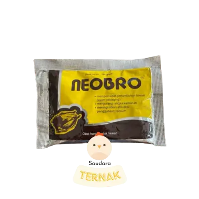 Neobro 100 gram Vitamin Suplemen Penggemuk Ayam Broiler Medion 0