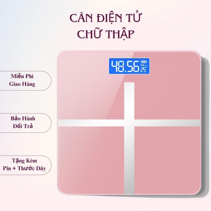 Cân Sức Khỏe Gia Đình Xịn - Cân Điện Tử Bền Tốt, Độ Chính Xác CaoGA