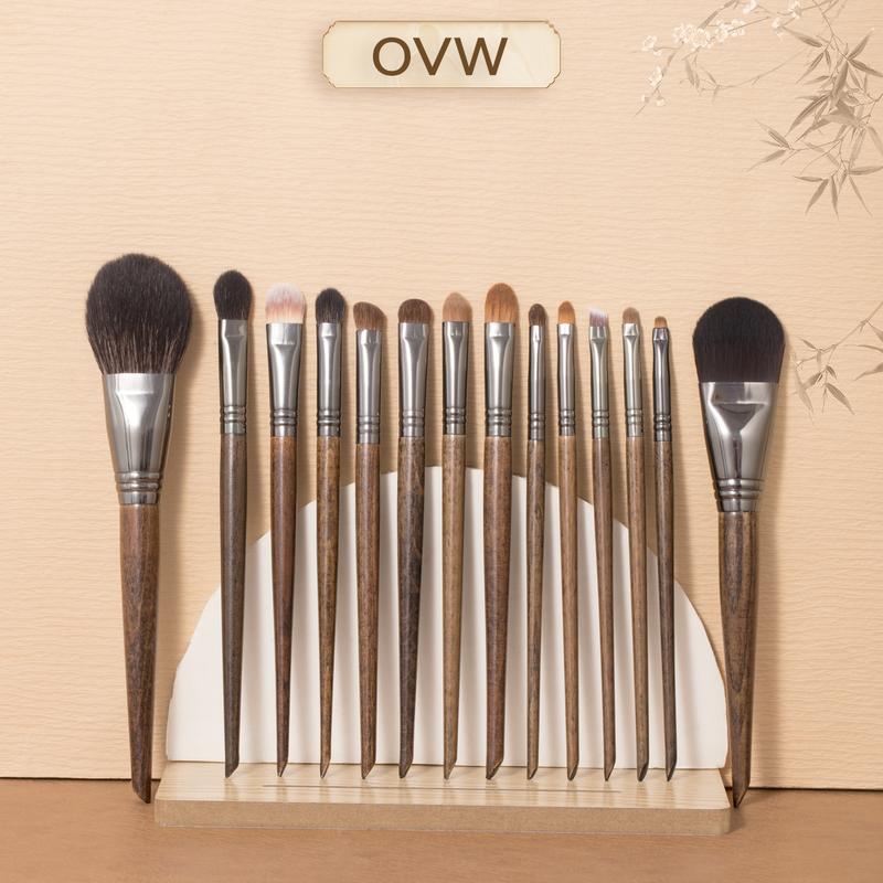 【OVW Bộ Cọ Trang Điểm Kem Nền OVW 14 Chiếc Cho Phấn Má Hồng Phấn Mắt Mí Mắt Lông Mày Và Môi Kem Và Kem Che Khuyết Điểm set cọ trang điểm bộ cọ ovw 14 cây