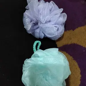 Spons Busa Mandi Shower Puff Spons Lembut Tebal Anti Kuman