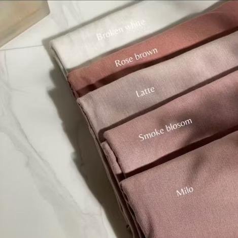 PASHMINA KAOS RAYON PREMIUM UKURAN 180X75CM HIJAB KAOS RAYON SHAWL 4