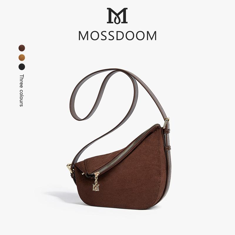 MOSSDOOM Casandra Bag Túi đeo chéo da lộn đa năng  dùng cho mục đích sử dụng hàng ngày