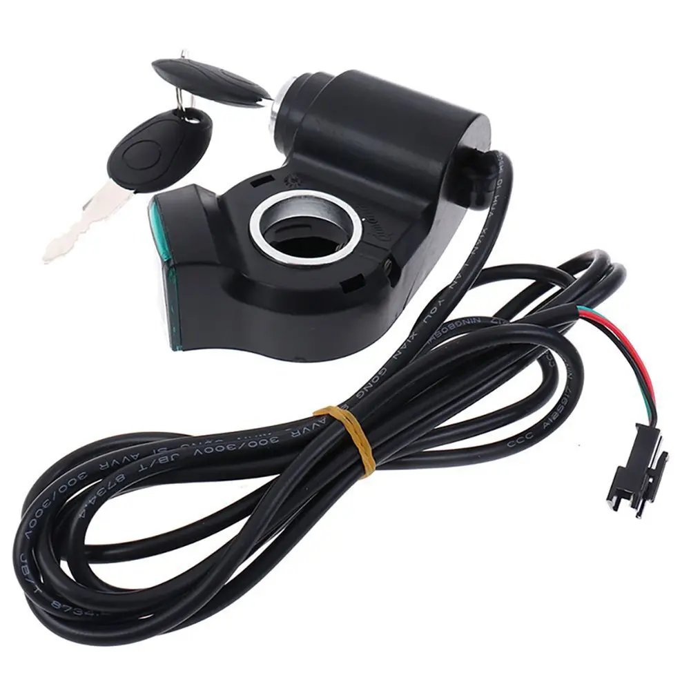 Battery Lock 24-72V Throttle Display Thumb Throttle Ebike Scooter With Key