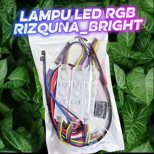 Paket Lampu Kolong RGB 3 pcs + Modul Relay Blitz Kedip Pesawat, Saklar On/Off, Kabel Awg 2x14 Untuk Semua Motor Universal